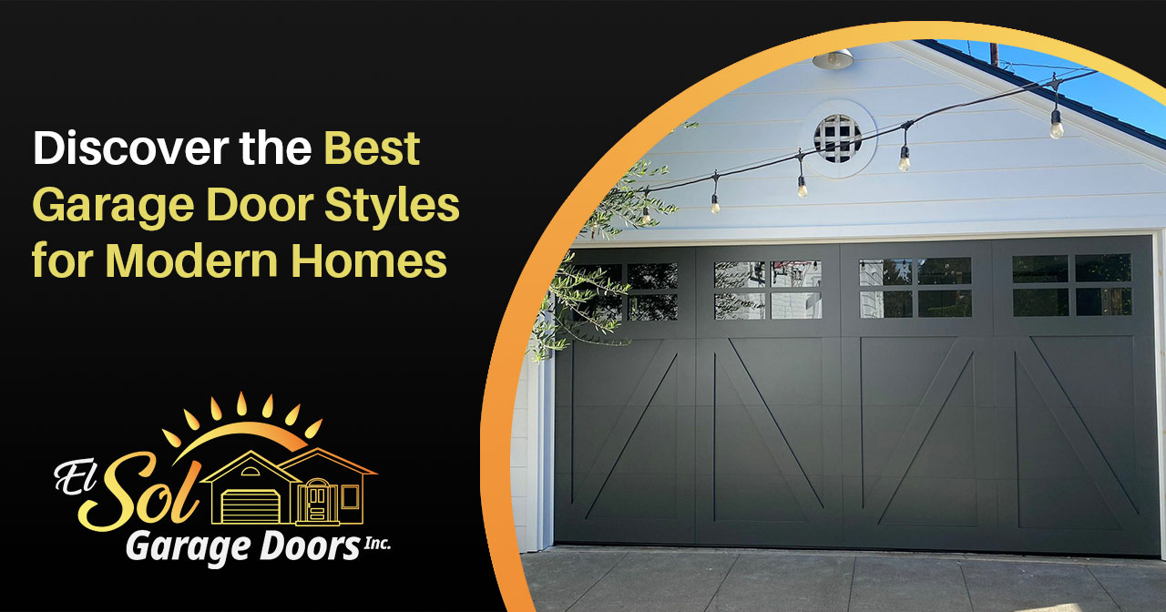 Best modern garage door styles for sleek and stylish homes.