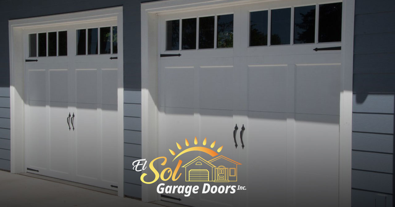 Contemporary glass garage doors for a modern and elegant home exterior