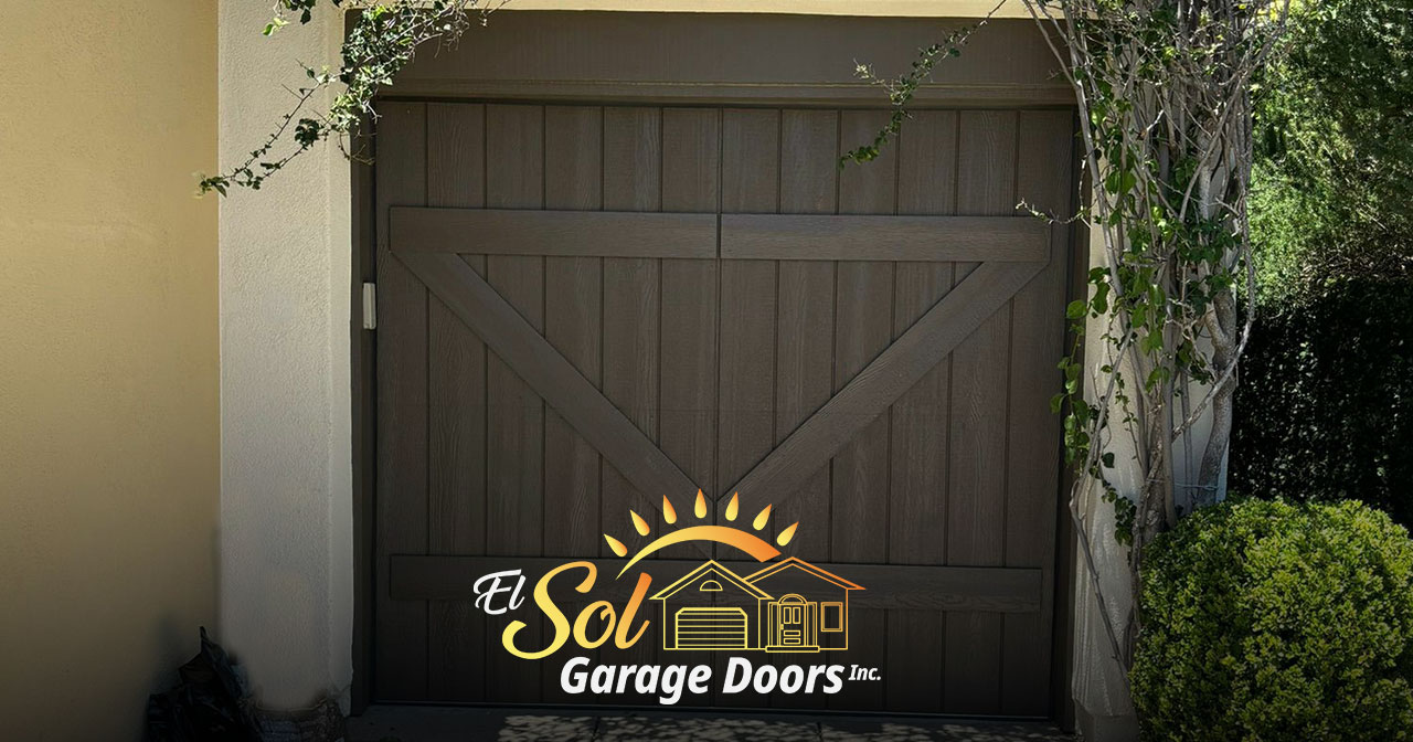 Custom wood garage doors offering a unique and timeless design